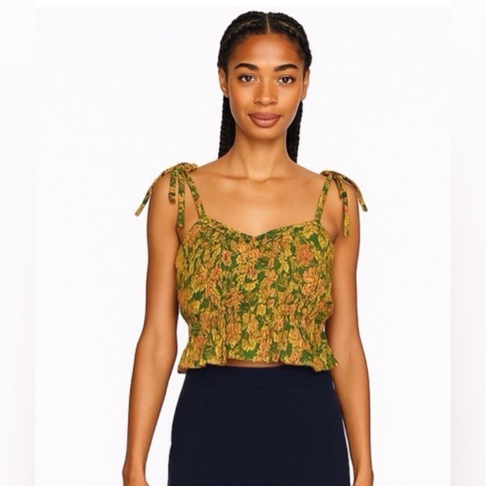 Japna Boho Cropped Blouse NWT